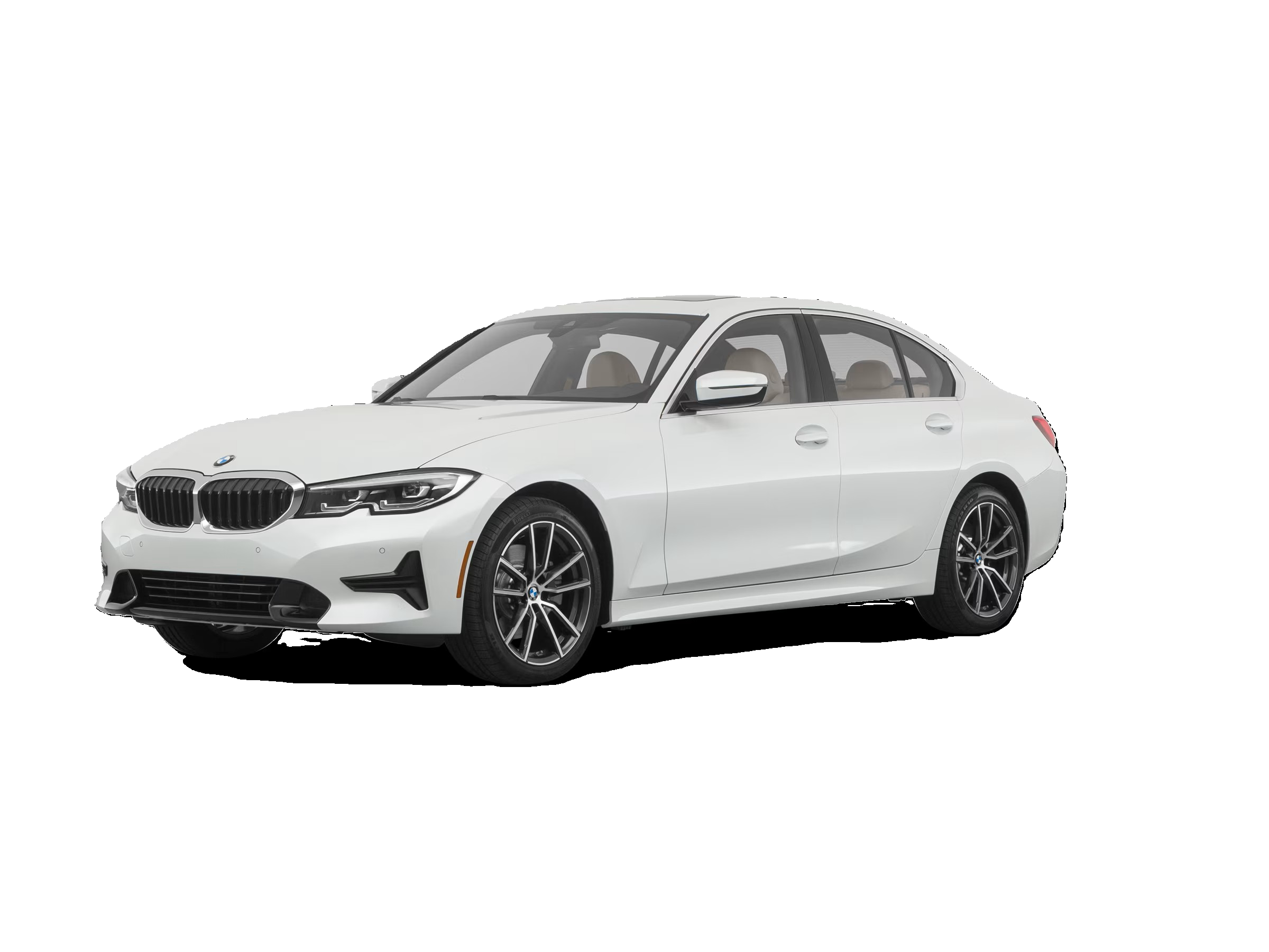 BMW 3 series sedan 2019-2021 montážne body